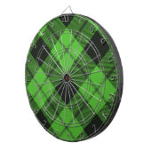 Jeu De Fléchettes Tartan vert Check (Devant droit)