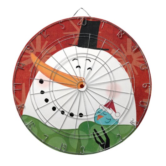 Jeu De Fléchettes Tasse bleue de Noël avec du cacao foncé (Devant)