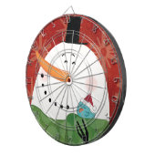 Jeu De Fléchettes Tasse bleue de Noël avec du cacao foncé (Devant droit)