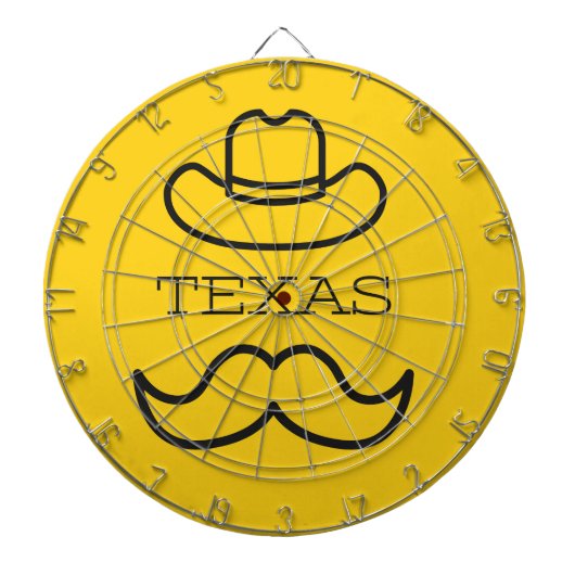 Jeu De Fléchettes Texas en jaune 2 (Devant)