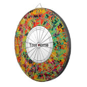 Jeu De Fléchettes Texture colorée de trous (Devant droit)