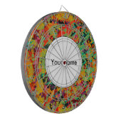 Jeu De Fléchettes Texture colorée de trous (Devant gauche)