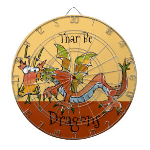 Jeu De Fléchettes Thare Be Dragons