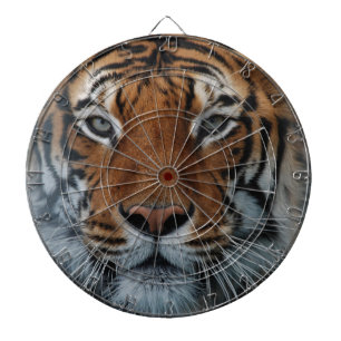 Jeu De Fléchettes Tiger Chat Stripes Jungle Mist Animal