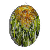 Jeu De Fléchettes Tournesol funky abstrait rétro, géométrie effrayée (Devant gauche)