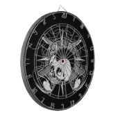 Jeu De Fléchettes Transitoires de guitares de roses de crâne de (Devant gauche)