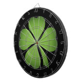 Jeu De Fléchettes Trèfle chanceux de feuille de l'Irlandais quatre (Devant droit)