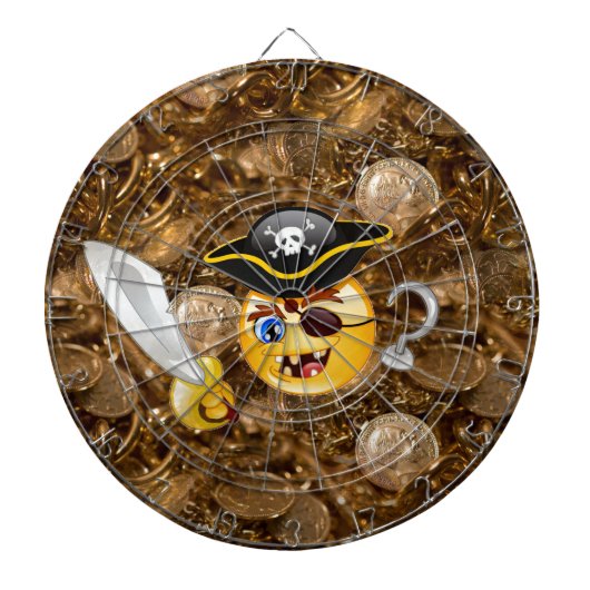 Jeu De Fléchettes trésor pirate emoji (Devant)