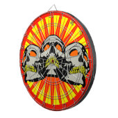 Jeu De Fléchettes Triple Skulls (Devant droit)