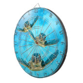 Jeu De Fléchettes Trois tortues de mer de bébé nageant (Devant droit)