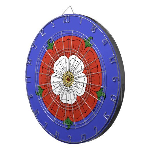 Jeu De Fléchettes Tudor Rose (Devant droit)