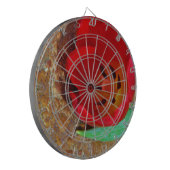 Jeu De Fléchettes Tulipe jaune printemps et rouge (Devant gauche)