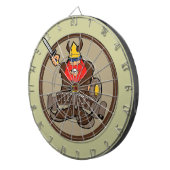 Jeu De Fléchettes Ullr Fest heureux ski viking dartboard (Devant droit)
