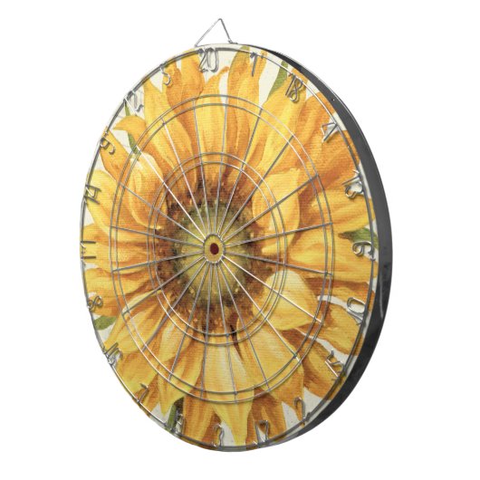 Jeu De Fléchettes Un tournesol jaune (Devant droit)