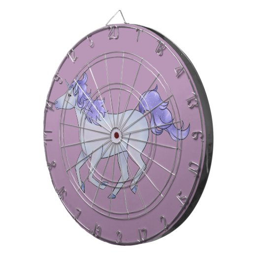 Jeu De Fléchettes Unicorne violette (Devant droit)