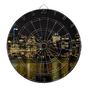 Jeu De Fléchettes Vancouver Dartboard Vancouver Souvenir Dartboard