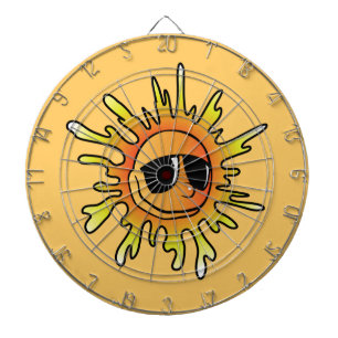 Jeu De Fléchettes Vecteur Sun