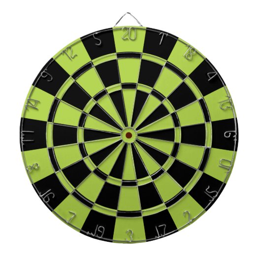 Jeu De Fléchettes Vert et noir de chaux (Devant)