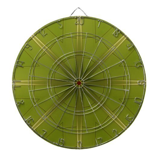 Jeu De Fléchettes Vert et Or (Devant)