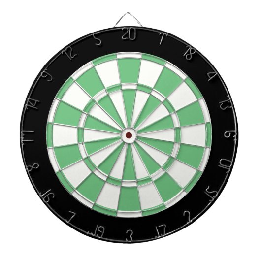 Jeu De Fléchettes Vert Noir Et Blanc (Devant)