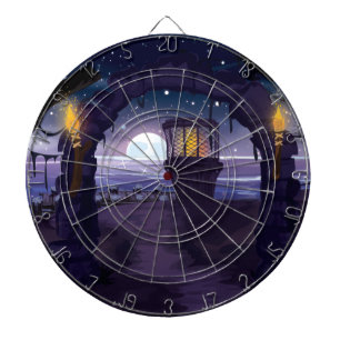 Jeu De Fléchettes Vieux phare sinistre