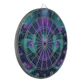 Jeu De Fléchettes Violet rencontre Turquoise moderne art fractal abs (Devant gauche)