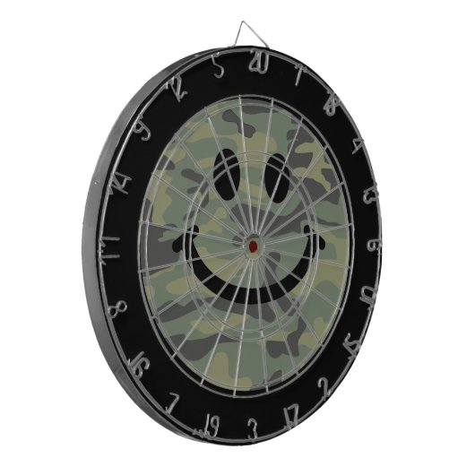 Jeu De Fléchettes Visage de camo vert (Devant gauche)