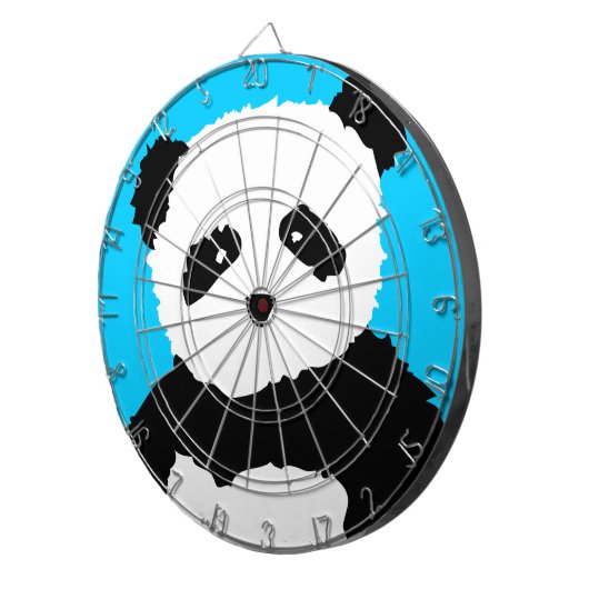 Jeu De Fléchettes visage de panda (Devant droit)