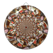 Jeu De Fléchettes Vision psychédélique des teintes Brown (Devant)