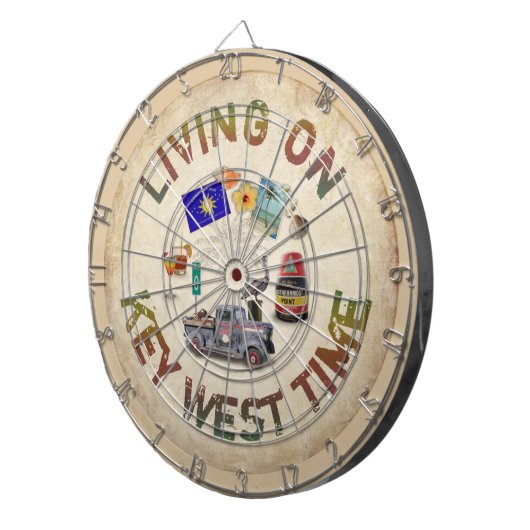Jeu De Fléchettes Vivre à Key West Time (Devant droit)