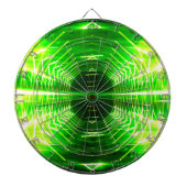 Jeu De Fléchettes Vortex rougeoyant frais de graphique moderne, vert (Devant)