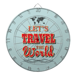 Jeu De Fléchettes Voyageons dans le monde