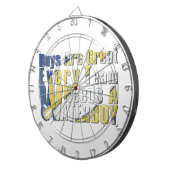 Jeu De Fléchettes Waterboy Volleball en bleu et jaune (Devant droit)