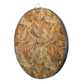 Jeu De Fléchettes William Morris Acanthus Brown Feuilles d'automne (Devant droit)