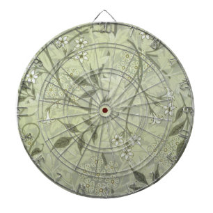 Jeu De Fléchettes William Morris Jasmine Botanique Antique Vintage