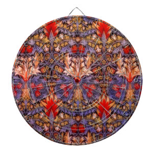 Jeu De Fléchettes William Morris Snakeshead Vintage Floral