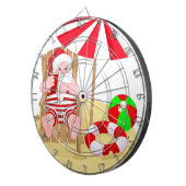 Jeu De Fléchettes xmas beach santa claus (Devant droit)