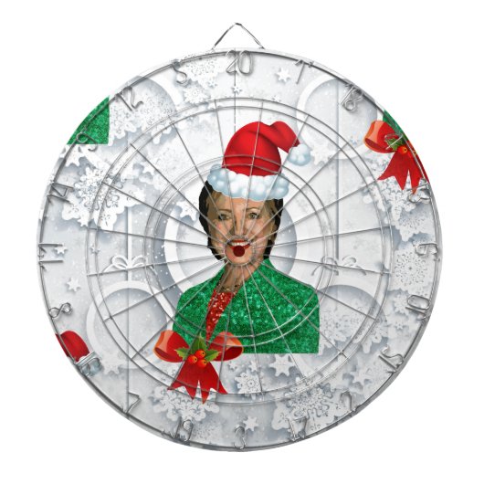 Jeu De Fléchettes xmas Hillary clinton (Devant)