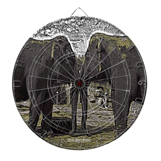 Jeu De Fléchettes Yeux éléphants (Devant)
