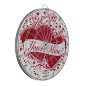 Jeu De Fléchettes You're mine ! Red Hearts (Devant gauche)