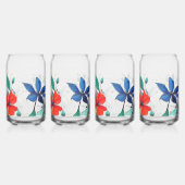 Jeu de fleurs de 4, 16oz, 470ml (Gauche)