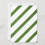 Jeu de football Anniversaire Invitation Blanc (Dos)