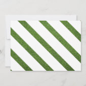 Jeu de football Anniversaire Photo Invitation Blan (Dos)