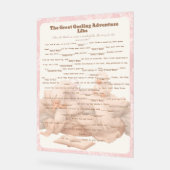 Jeu de groupe Pink Goose Libs pour Baby Shower (Angle)