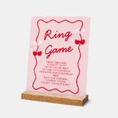 Jeu de l'anneau pour la baby shower de mariage aux (Angle)