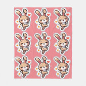 Jeu de lapin, Toison et couvertures Sherpa (Devant)