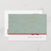 Jeu de mailings RSVP chinois Double Bonheur (Devant / Derrière)