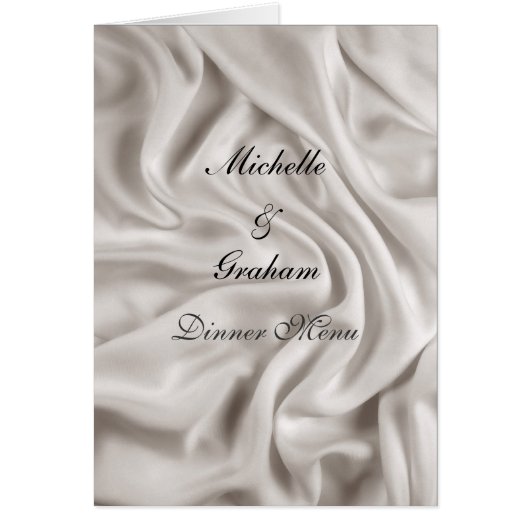 Jeu de Mariages de crème du menu mariage (Devant)