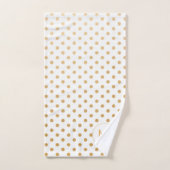 Jeu de monogramme de point d'or gras, N'IMPORTE QU (Serviette à main)