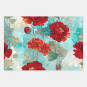 Jeu de papier de découpage rouge vintage (Devant)